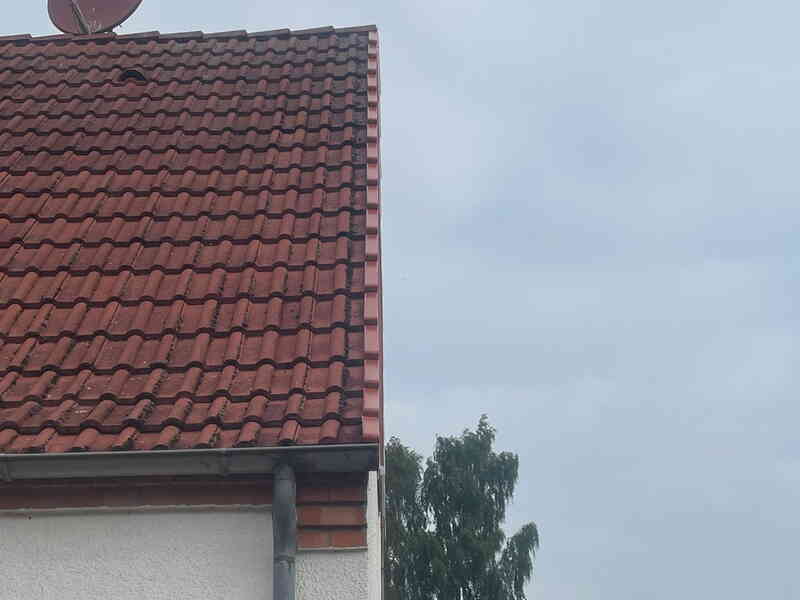 Reparatur Giebelbleche nachher