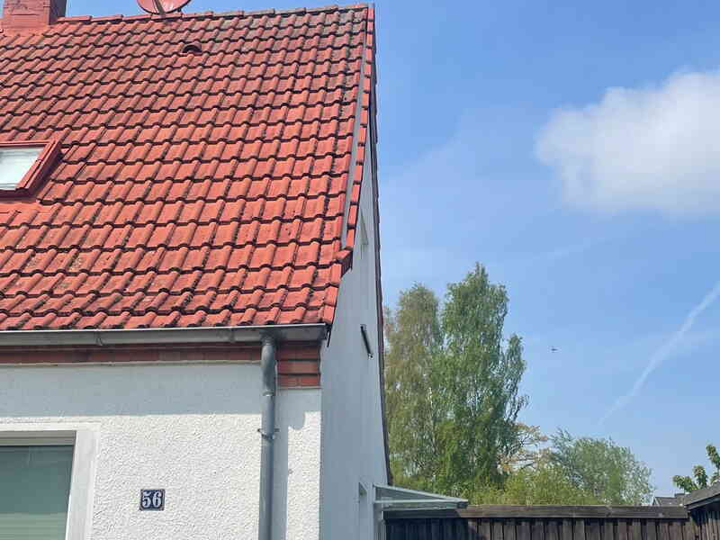 Reparatur Giebelbleche vorher